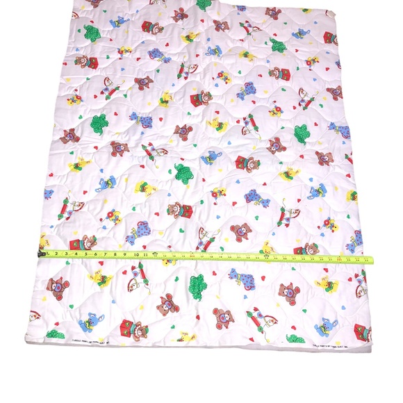 Vintage Classic Unfinished Reversible Baby Christmas Sewing Quilt Panels - Picture 2 of 10